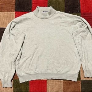 Gianni Versace sage green cashmere silk and wool sweater small